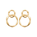 Coque de Nacre Boucles d'oreilles pendantes plaqué or 23009300