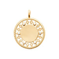 Coque de Nacre Médaille plaqué or 2783210