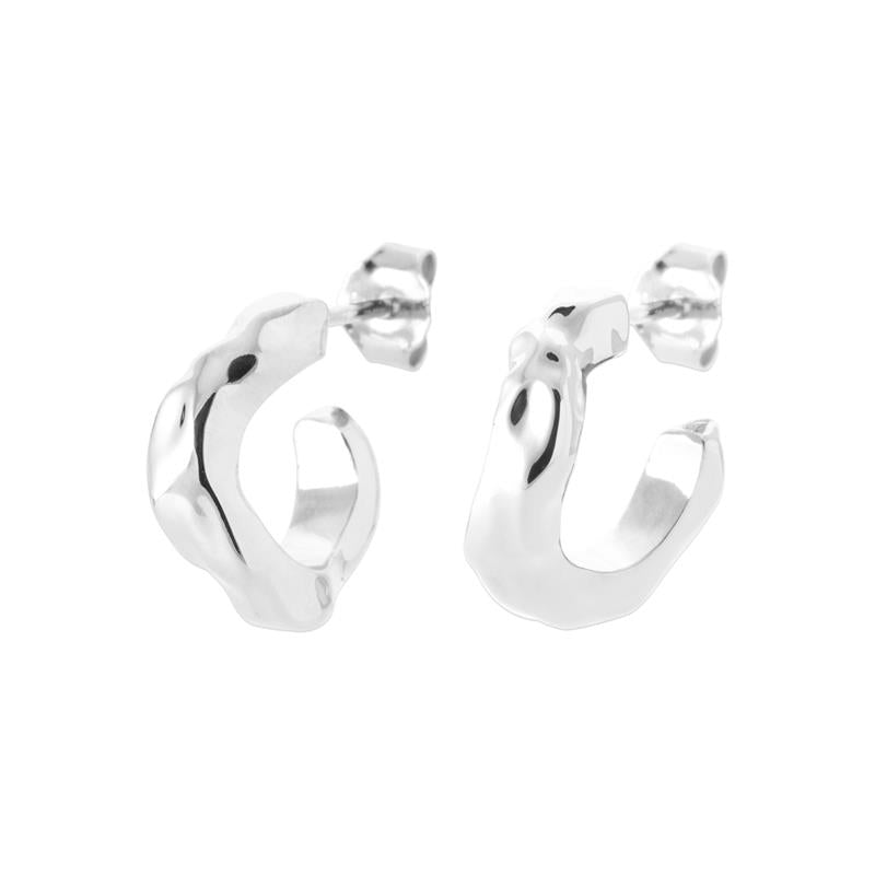 Coque de Nacre Créoles argent 7679200