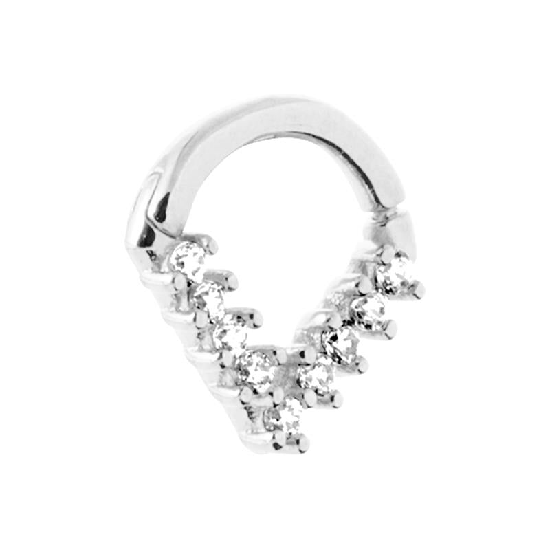 Coque de Nacre Créoles argent 1677210