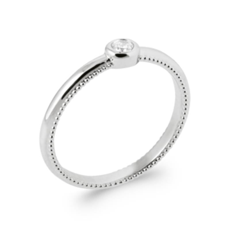 Coque de Nacre Bague solitaire argent 1918210