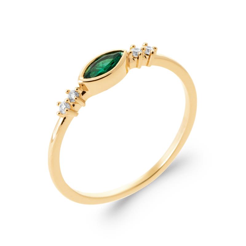 Coque de Nacre Bague plaqué or 2963950