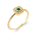 Coque de Nacre Bague solitaire plaqué or 2933850