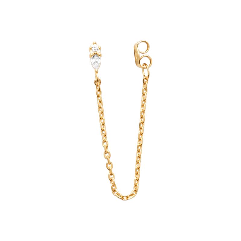 Coque de Nacre Boucles d'oreilles pendantes plaqué or 23077710