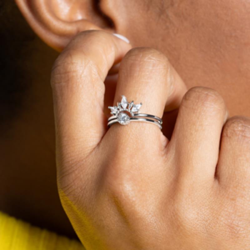 Coque de Nacre Bague argent 1975310