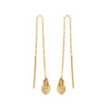Coque de Nacre Boucles d'oreilles pendantes plaqué or 2535900