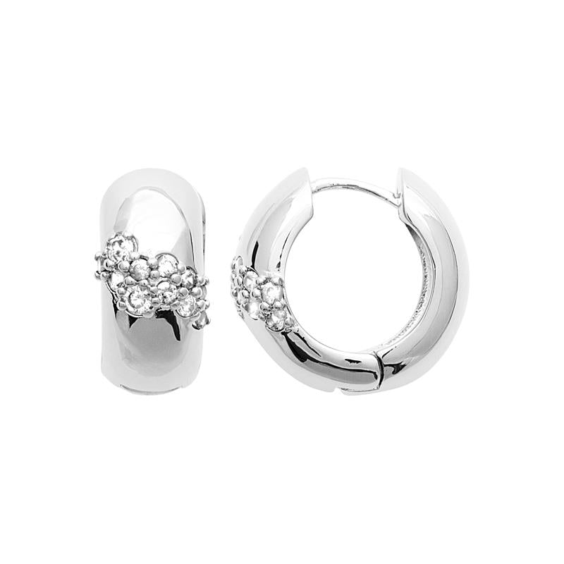 Coque de Nacre Créoles plaqué argent 4676810