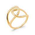 Coque de Nacre Bague plaqué or 2913010