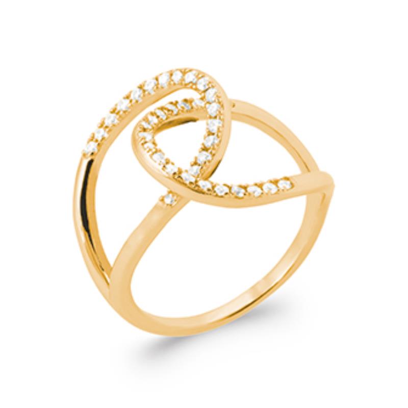 Coque de Nacre Bague plaqué or 2913010