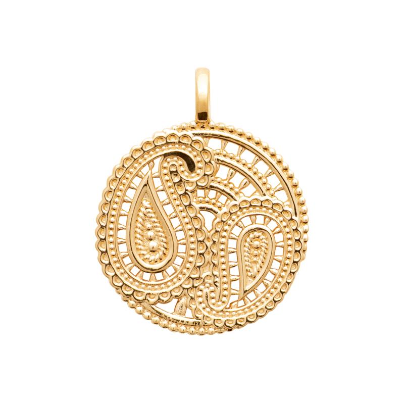 Coque de Nacre Médaille plaqué or 2783800