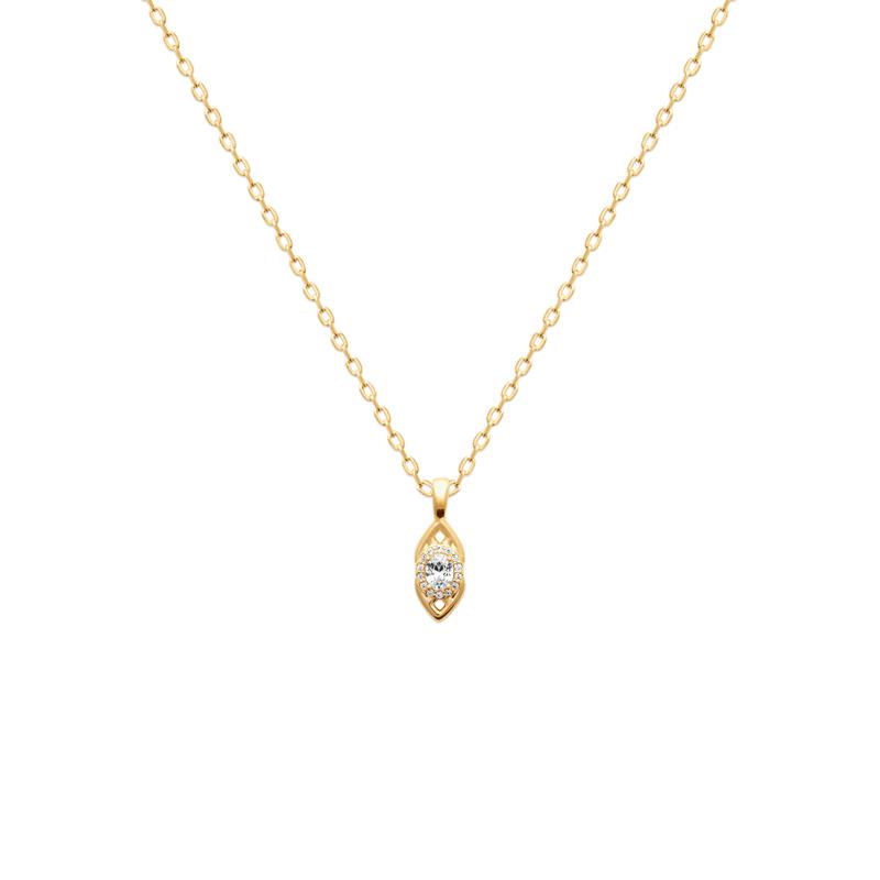 Coque de Nacre Pendentif plaqué or 2793210
