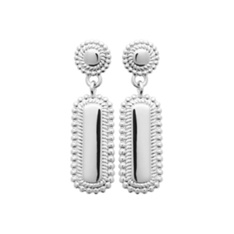Coque de Nacre Boucles d'oreilles pendantes argent 73025100