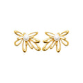 Coque de Nacre Boucles d'oreilles acier doré 3129609