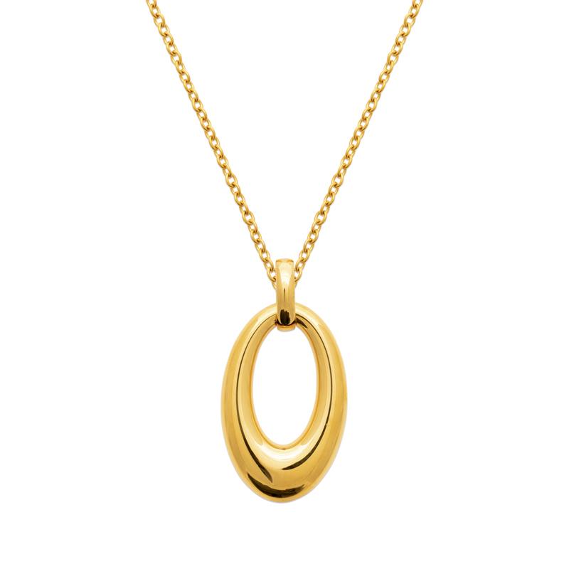 Izee Collier acier doré 312331