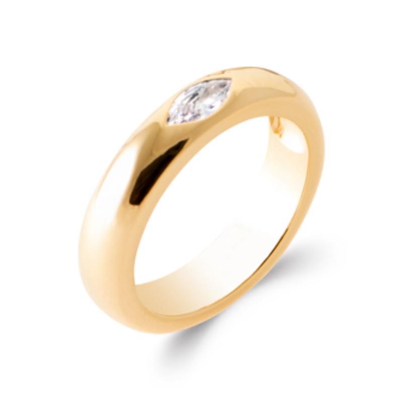 Coque de Nacre Bague plaqué or 2966210