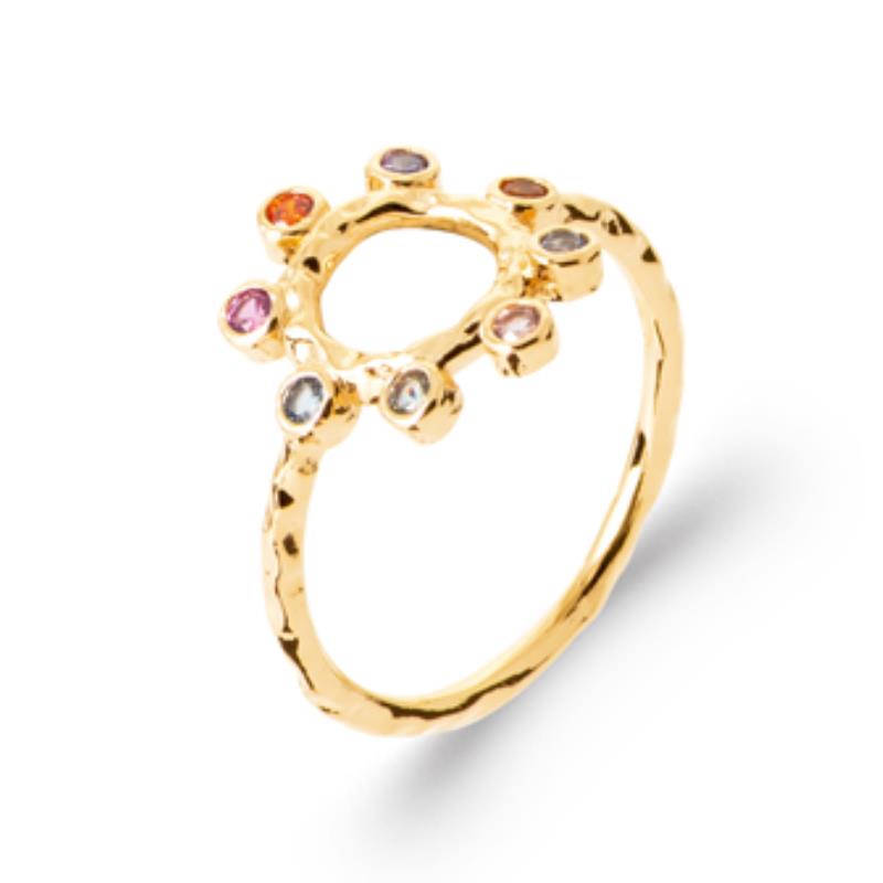 Coque de Nacre Bague plaqué or 2999105
