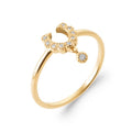 Coque de Nacre Bague plaqué or 2982710