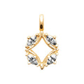 Coque de Nacre Pendentif plaqué or 2788910
