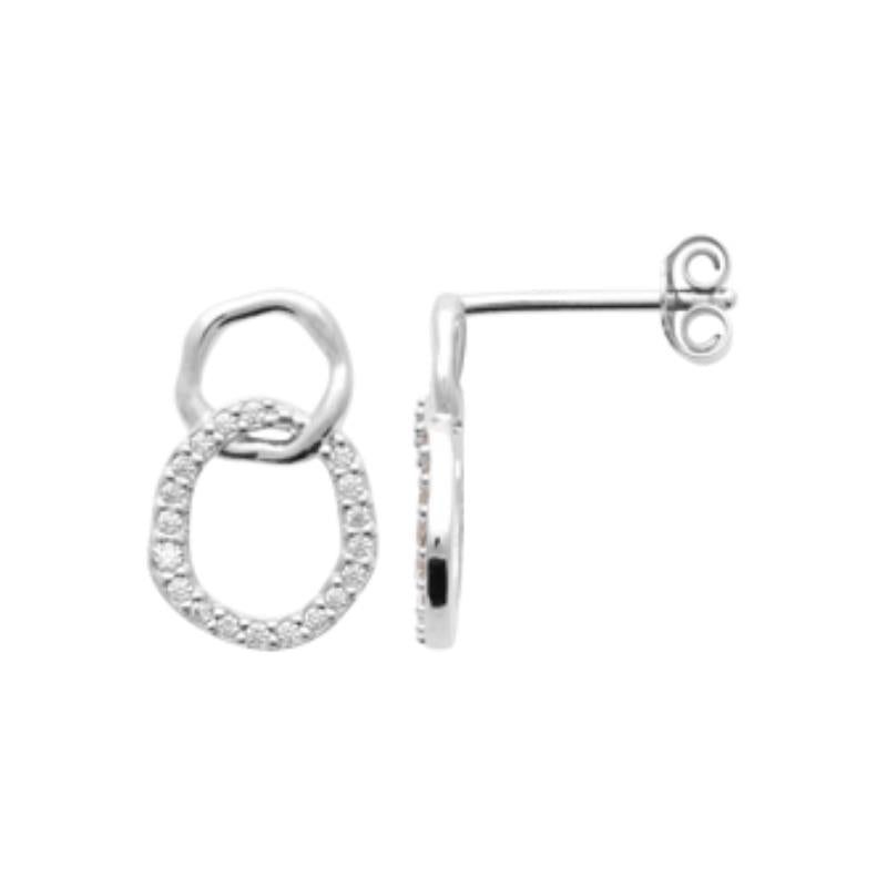 Coque de Nacre Boucles d'oreilles argent 13028710