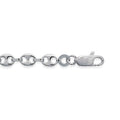 Coque de Nacre Bracelet maille grain de café argent 714010