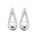 Coque de Nacre Puces d'oreilles argent 73029800