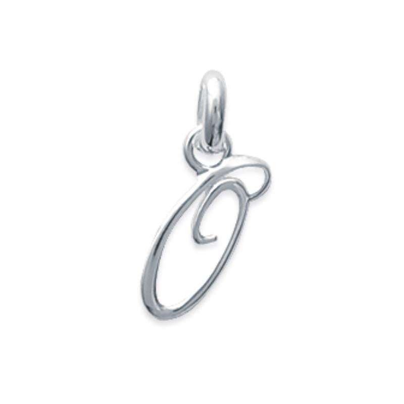 Coque de Nacre Pendentif initiale argent 148115515
