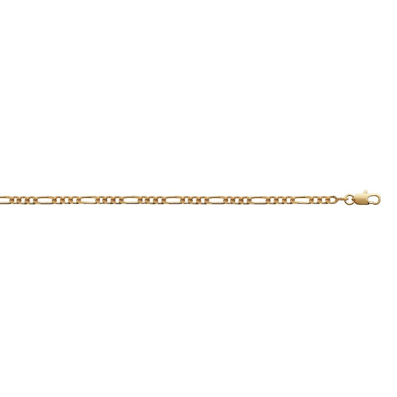 Coque de Nacre Chaîne maille figaro plaqué or 233100