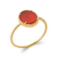 Coque de Nacre Bague plaqué or 2924020