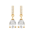 Coque de Nacre Boucles d'oreilles pendantes plaqué or 23046110