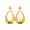 Coque de Nacre Boucles d'oreilles pendantes acier doré 3120909