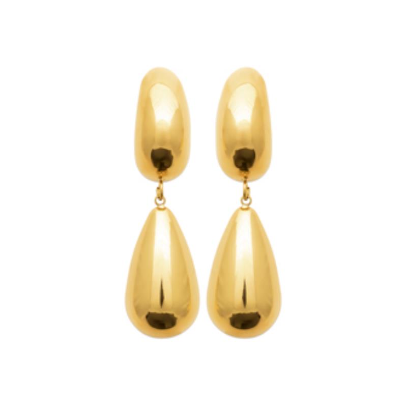 Izee Boucles d'oreilles acier doré 3115009