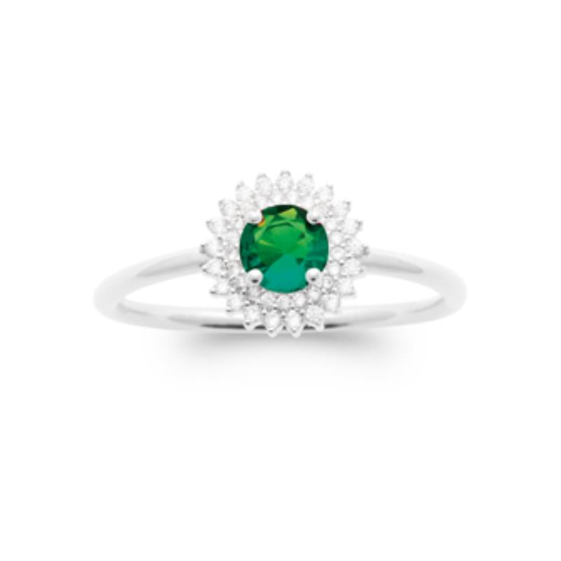 Coque de Nacre Bague solitaire argent 1972750
