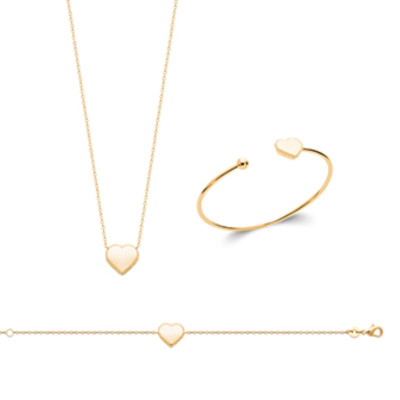 Coque de Nacre Bracelet plaqué or 921737