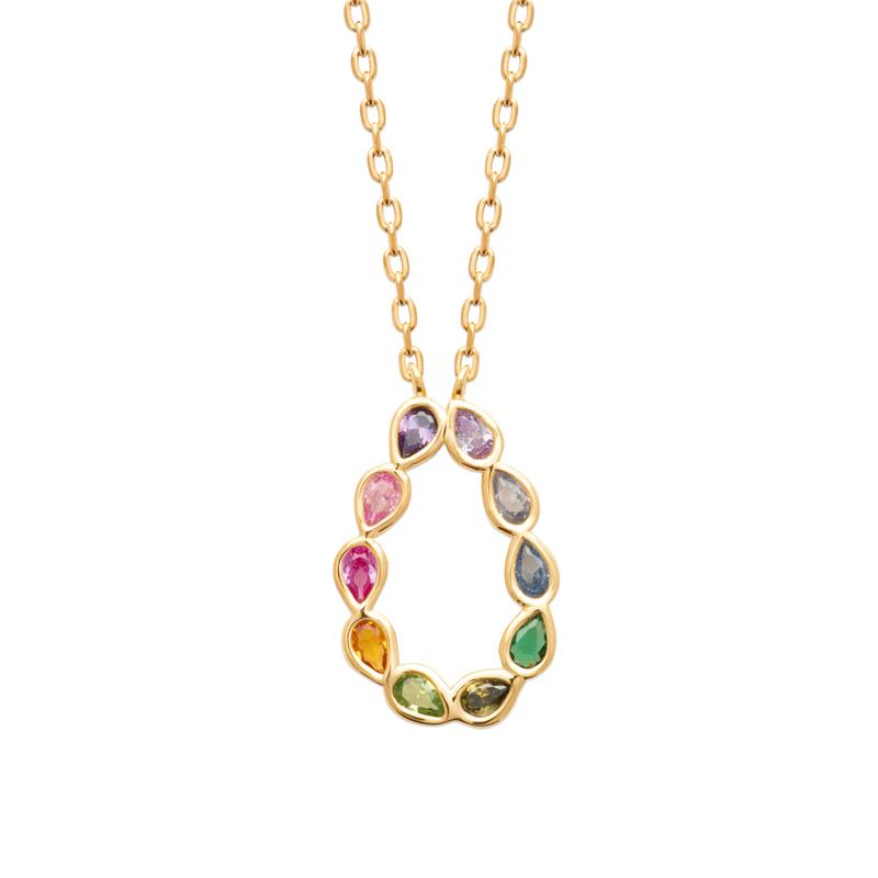 Coque de Nacre Collier plaqué or 974374