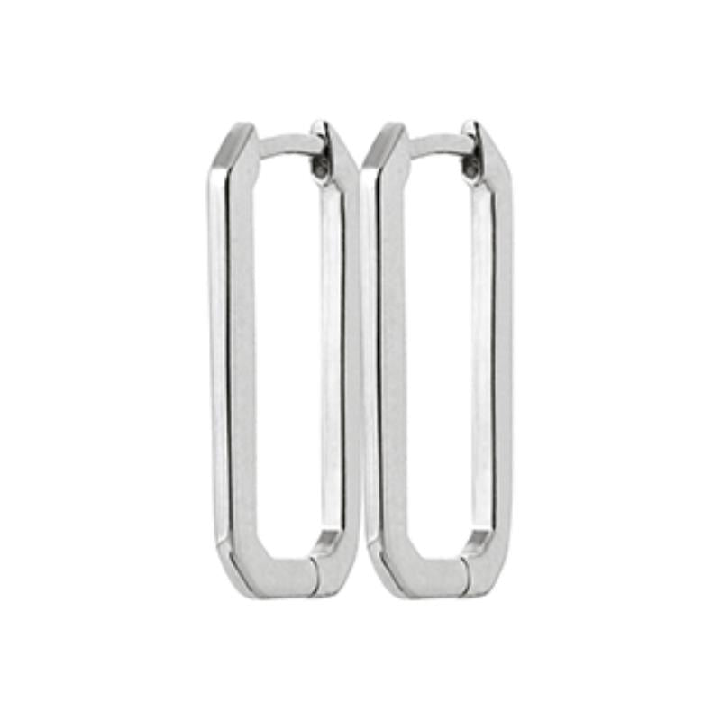 Coque de Nacre Créoles argent 7592000