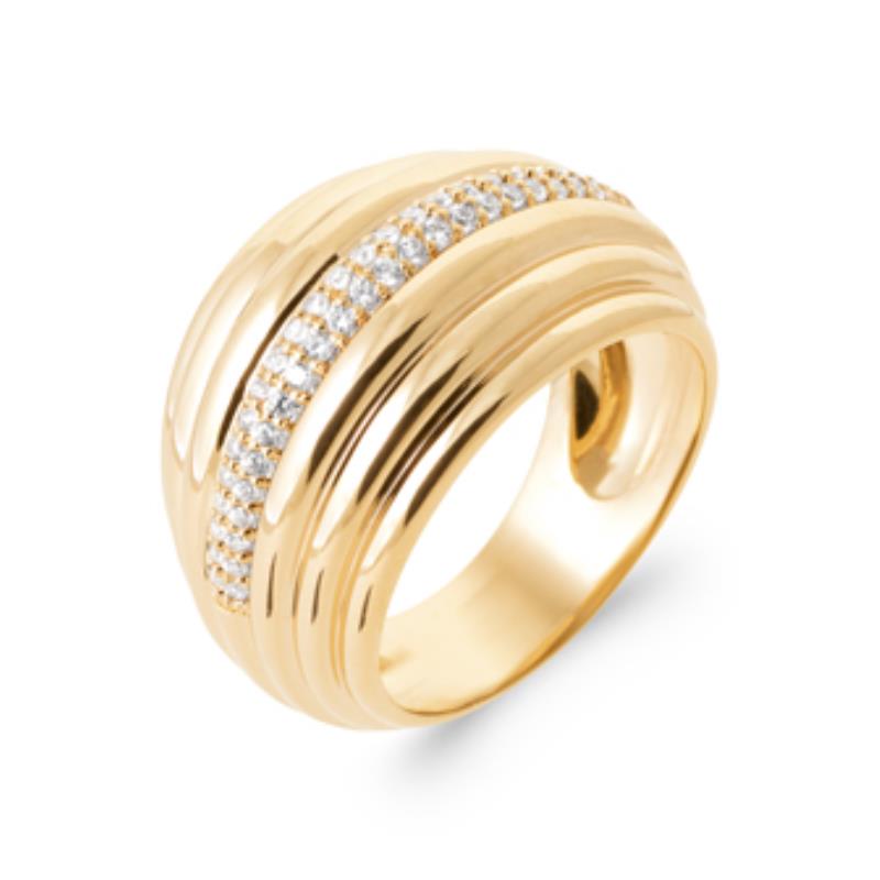 Coque de Nacre Bague plaqué or 2956810