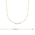 Coque de Nacre Collier plaqué or 973428