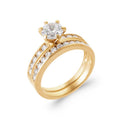 Coque de Nacre Bague solitaire plaqué or 2125310