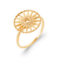 Coque de Nacre Bague plaqué or 2973900