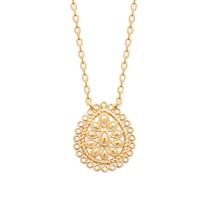 Coque de Nacre Collier plaqué or 922180