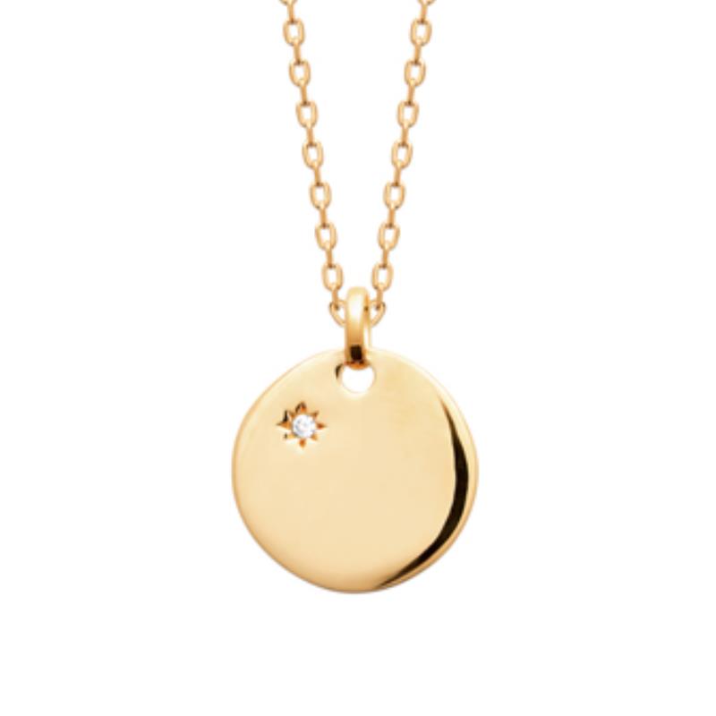 Coque de Nacre Collier plaqué or 974235