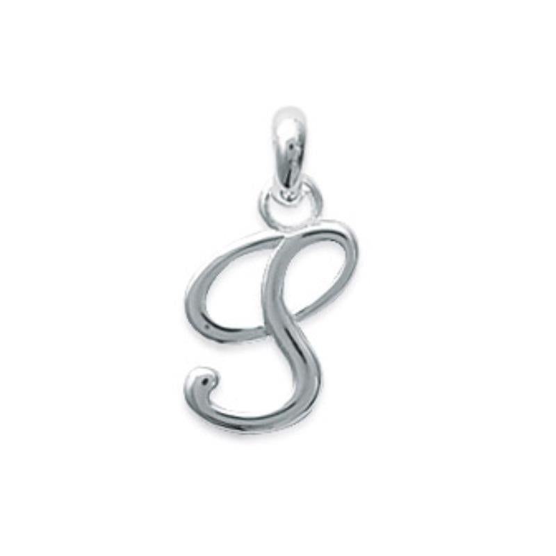 Coque de Nacre Pendentif initiale argent 748115519