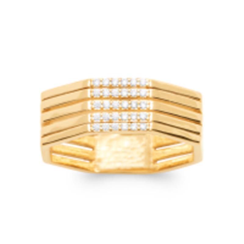 Coque de Nacre Bague plaqué or 2978510
