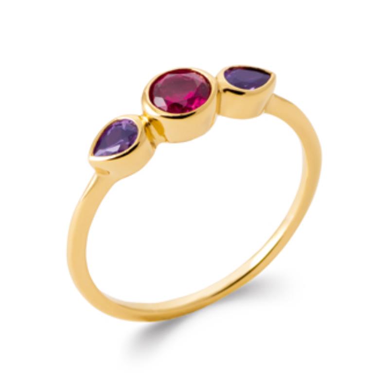 Coque de Nacre Bague plaqué or 2923570