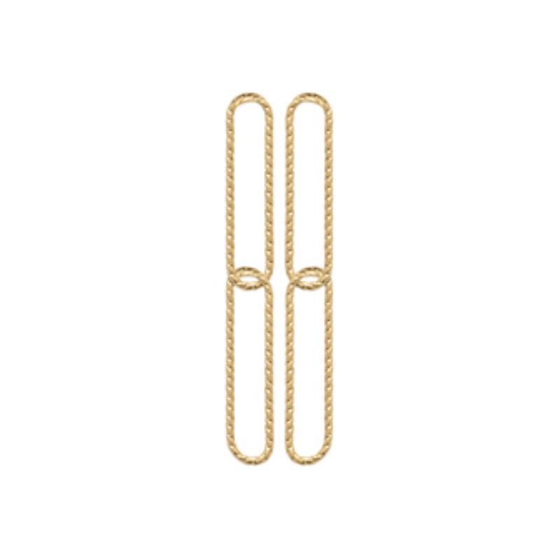 Coque de Nacre Boucles d'oreilles pendantes plaqué or 2585600