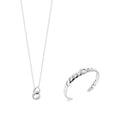 Coque de Nacre Collier argent 873781
