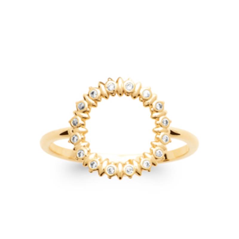 Coque de Nacre Bague plaqué or 2998510
