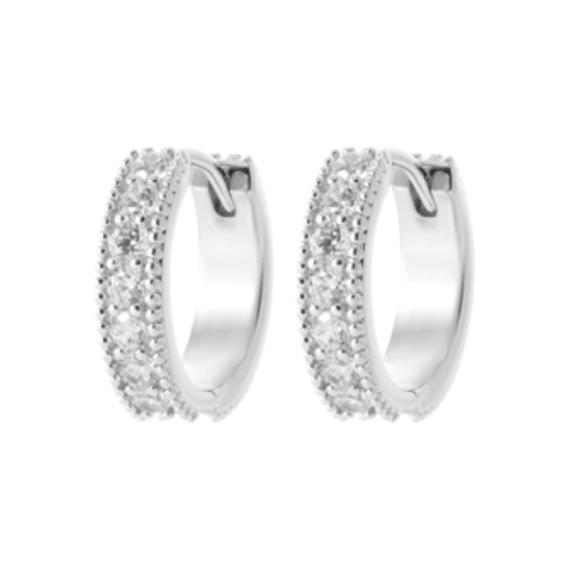 Coque de Nacre Créoles argent 1674110