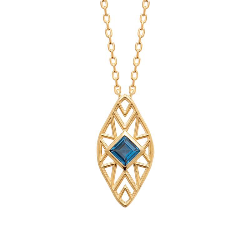 Coque de Nacre Collier plaqué or 974271