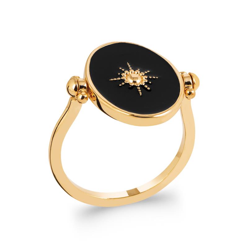 Coque de Nacre Bague plaqué or 2289007